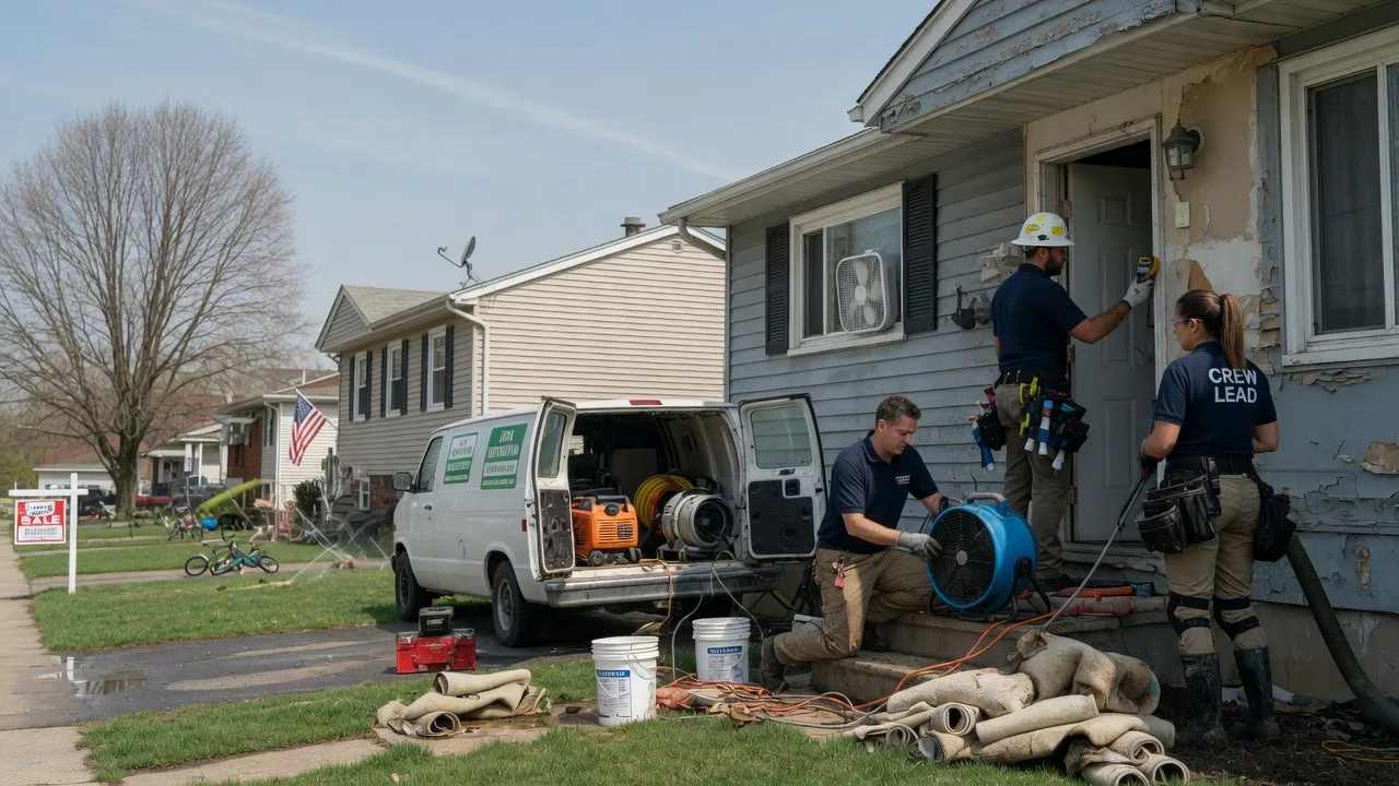 Flood Cleanup in Port Reading, NJ near me